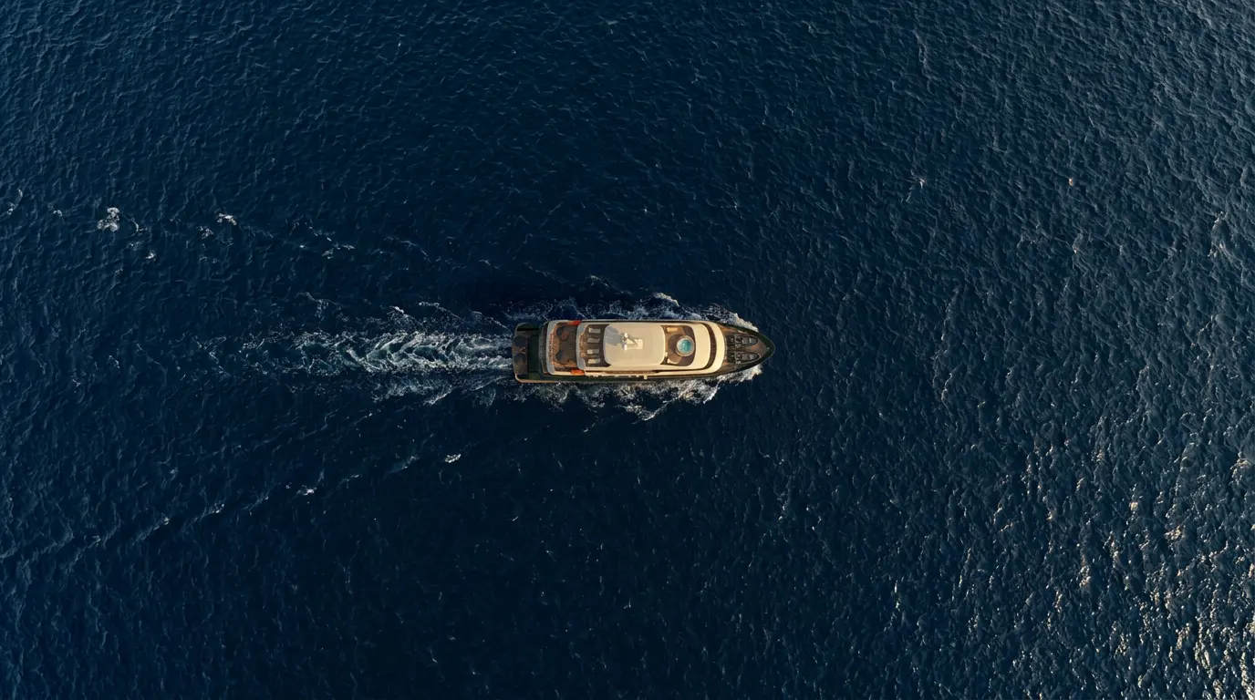 Anakata yacht at sea